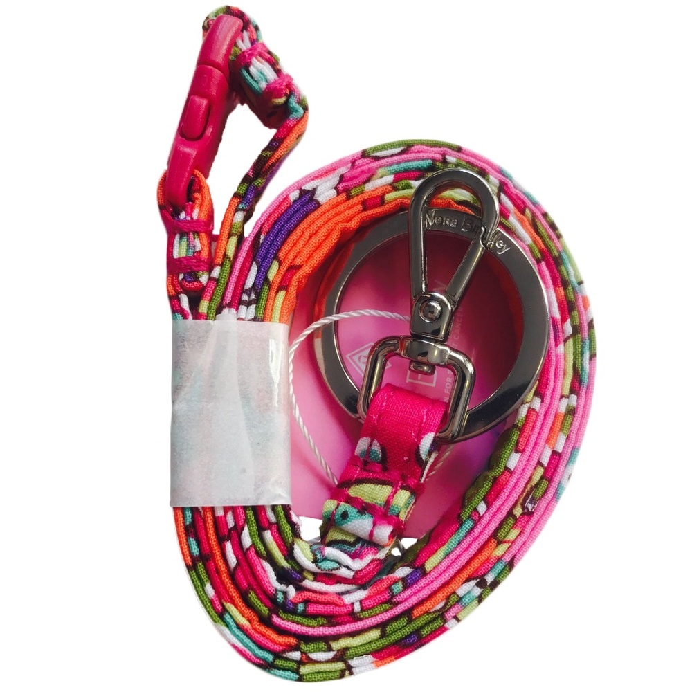 Vera Bradley Breakaway Lanyard in Pink Swirls